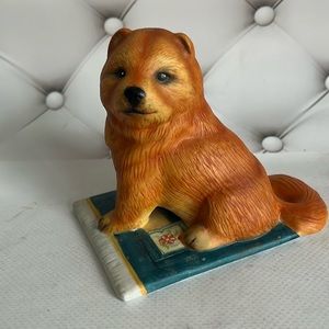Vintage Franklin Mint Chow Chow Figure 1987